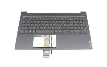 PR5SB-US original Lenovo keyboard incl. topcase US (english) grey/grey with backlight