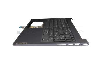 PR5SB-US original Lenovo keyboard incl. topcase US (english) grey/grey with backlight