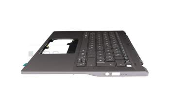 QF03P_A41EWL original Acer keyboard incl. topcase DE (german) grey/grey with backlight