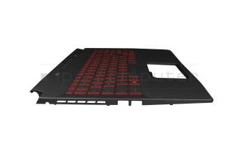 S1N3EDE233SA original MSI keyboard incl. topcase DE (german) black/red/black with backlight