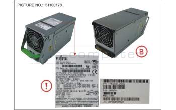 Fujitsu S26113-F607-L200 PY BX400 PSU (1600W)