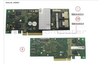 Fujitsu RAID CTRL SAS 6G Int D2616 512MB Rev3 for Fujitsu Primergy RX300 S8