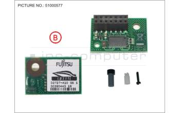 Fujitsu TPM MODULE ADD-ON KIT for Fujitsu Primergy RX300 S8