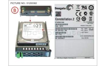 Fujitsu HD SATA 6G 250GB 7.2K HOT PLUG 2.5\' BC for Fujitsu Primergy RX2520 M1