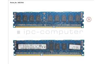 Fujitsu 8 GB DDR3 RG LV 1600 MHZ PC3-12800 1R for Fujitsu Primergy RX2520 M1