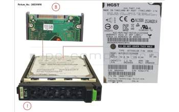 Fujitsu HD SAS 6G 1.2TB 10K HOT PL 2.5\' EP for Fujitsu Primergy RX4770 M1