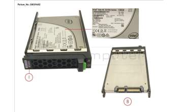 Fujitsu SSD SATA 6G 100GB HOT PL 2.5\' EP ME for Fujitsu Primergy CX2550 M2