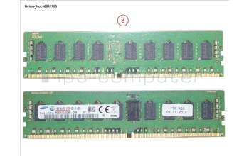 Fujitsu 8GB (1X8GB) 1RX4 DDR4-2133 R ECC for Fujitsu Primergy RX2540 M1