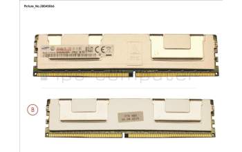 Fujitsu 64GB (1X64GB) 4RX4 DDR4-2133 LR ECC for Fujitsu Primergy RX2540 M1