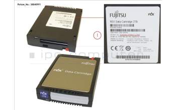 Fujitsu RDX MEDIUM 2TB for Fujitsu Primergy RX2540 M1