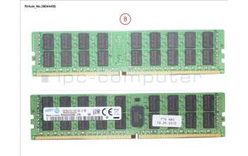 Fujitsu 16GB (1X16GB)2RX4 DDR4-2133 R ECC for Fujitsu Primergy RX4770 M2