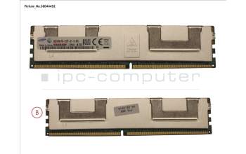 Fujitsu 64GB (1X64GB)4RX4 DDR4-2133 LR ECC for Fujitsu Primergy RX4770 M3