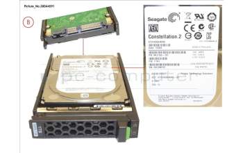 Fujitsu HD SATA 6G 1TB 7.2K HOT PL 2.5\' BC for Fujitsu Primergy RX2560 M2