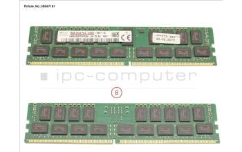 Fujitsu 16GB (1X16GB) 2RX4 DDR4-2400 R ECC for Fujitsu Primergy RX2560 M2