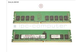Fujitsu 8GB (1X8GB) 1RX4 DDR4-2400 R ECC for Fujitsu Primergy BX2580 M2