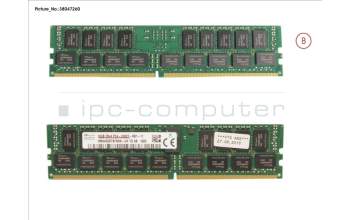 Fujitsu 16GB (1X16GB) 2RX4 DDR4-2400 R ECC for Fujitsu Primergy CX2550 M2
