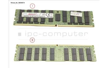 Fujitsu 32GB (1X32GB) 4RX4 DDR4-2400 LR ECC for Fujitsu Primergy RX2560 M2