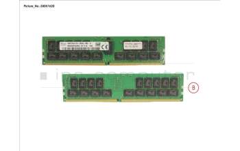 Fujitsu 16GB (1X16GB) 2RX4 DDR4-2666 R ECC for Fujitsu Primergy RX4770 M4
