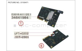 Fujitsu PY SAS RAID MEZZ CARD 6GB for Fujitsu Primergy BX2580 M2