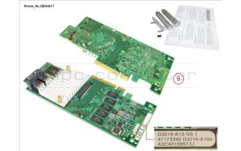 Fujitsu PRAID EP400I FH/LP for Fujitsu Primergy RX2530 M2