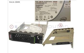 Fujitsu SSD SATA 6G 400GB MAIN 3.5\' H-P EP for Fujitsu Primergy RX2520 M1