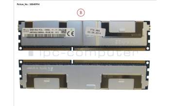 Fujitsu 32GB (1X32GB) 4RX4 L DDR3-1600 LR ECC for Fujitsu Primergy RX4770 M1