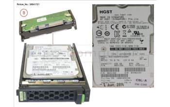 Fujitsu HD SAS 12G 450GB 15K HOT PL 2.5\' EP for Fujitsu Primergy RX2530 M4