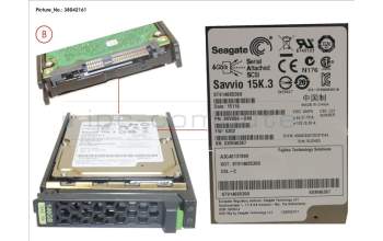 Fujitsu HD SAS 6G 146GB 15K HOT PL 2.5\' EP for Fujitsu Primergy RX2560 M2