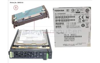 Fujitsu HD SAS 6G 450GB 15K HOT PL 2.5\' EP for Fujitsu Primergy CX2550 M2