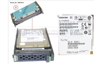 Fujitsu HD SAS 6G 600GB 15K HOT PL 2.5\' EP for Fujitsu Primergy CX2550 M2