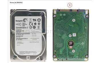 Fujitsu HD SAS 6G 500GB 7.2K NO HOT PL 2.5\' BC for Fujitsu Primergy RX2560 M2