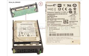 Fujitsu Fujitsu HD SAS 12G 1TB 7.2K HOT PL 2.5 BC 512e for Fujitsu Primergy RX1330 M2
