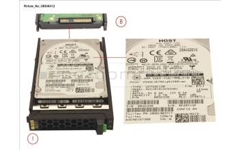 Fujitsu HD SAS 12G 1.2TB 10K 512N SED H-PL 2.5\' for Fujitsu Primergy RX2530 M4
