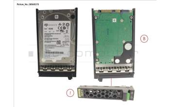 Fujitsu HD SAS 12G 2.4TB 10K 512E SED H-PL 2.5\' for Fujitsu Primergy RX2530 M4