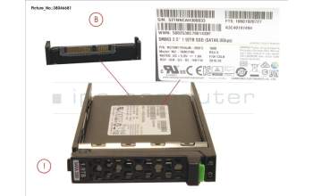 Fujitsu SSD SATA 6G 1920GB MLC HP SFF EP MAIN 3. for Fujitsu Primergy BX2560 M2