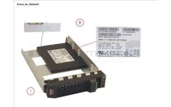 Fujitsu SSD SATA 6G 240GB MIXED-USE 3.5\' H-P EP for Fujitsu Primergy RX1330 M3
