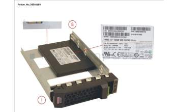 Fujitsu SSD SATA 6G 480GB MIXED-USE 3.5\' H-P EP for Fujitsu Primergy RX2540 M2