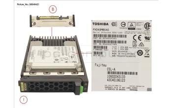 Fujitsu SSD SAS 12G 400GB WRITE-INT. 2.5\' H-P EP for Fujitsu Primergy RX4770 M2