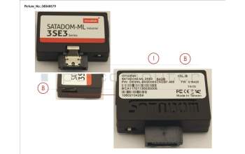 Fujitsu SSD SATA 6G 64GB DOM SLC N H-P for Fujitsu Primergy RX2530 M2