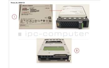 Fujitsu HD SAS 12G 12TB 7.2K 512E SED H-PL 3.5\' for Fujitsu Primergy RX2530 M4