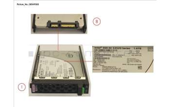 Fujitsu SSD SATA 6G 1.6TB READ-INT. 2.5\' H-P EP for Fujitsu Primergy RX2510 M2