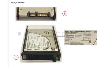 Fujitsu SSD SATA 6G 800GB READ-INT. 2.5\' H-P EP for Fujitsu Primergy RX2530 M2
