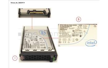 Fujitsu SSD PCIE3 1TB READ-INT. 2.5\' H-P LP for Fujitsu Primergy RX2530 M4