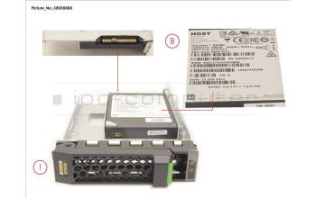 Fujitsu SSD SAS 12G 480GB READ-INT. 3.5\' H-P EP for Fujitsu Primergy RX2540 M2