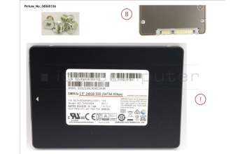 Fujitsu SSD SATA 6G 240GB MIX-USE 2.5\' N H-P EP for Fujitsu Primergy RX2560 M2