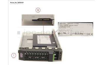 Fujitsu SSD SATA 6G 960GB READ-INT. 3.5\' H-P EP for Fujitsu Primergy RX1330 M2