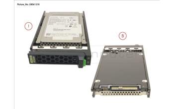 Fujitsu SSD SAS SED 12G 400GB WRITE-INT 2.5\' H-P for Fujitsu Primergy CX2550 M2