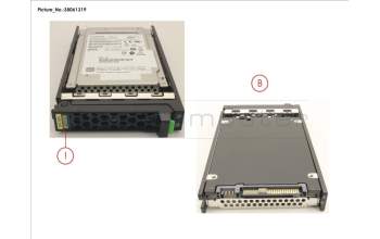 Fujitsu SSD SAS SED 12G 800GB WRITE-INT 2.5\' H-P for Fujitsu Primergy CX2550 M2