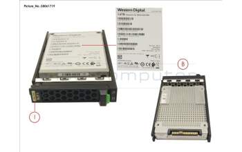 Fujitsu SSD SAS 12G 1.6TB MIXED-USE 2.5\' H-P EP for Fujitsu Primergy BX2560 M2