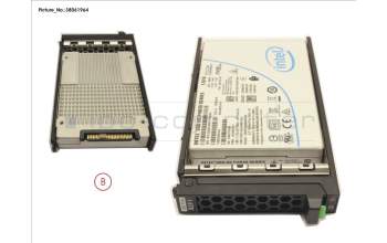 Fujitsu SSD PCIE3 1.6TB MIXED-USE 2.5\" H-P EP for Fujitsu Primergy BX2560 M2